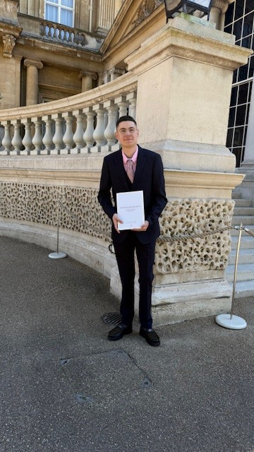 Ethan Burgoyne-Daniels at Buckingham Palace